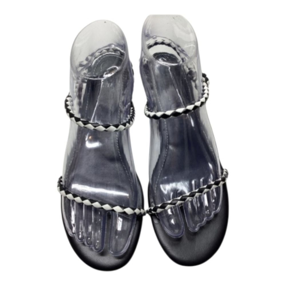 Staud Laurel‎ Woven Theater Black Sandal Size EU 38